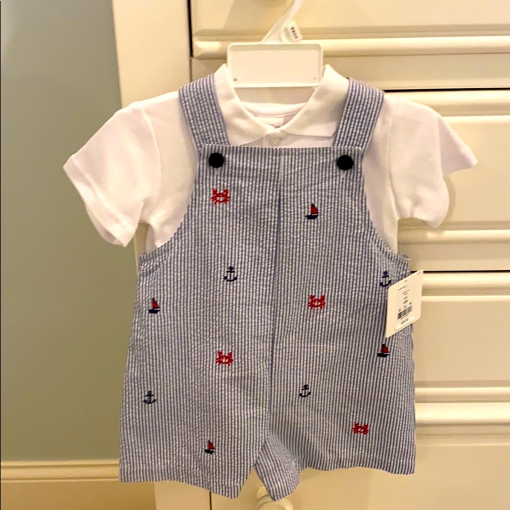 Toddler Overall Short Set